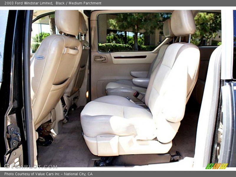Black / Medium Parchment 2003 Ford Windstar Limited