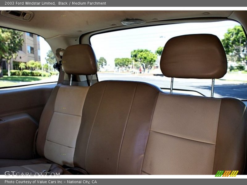 Black / Medium Parchment 2003 Ford Windstar Limited