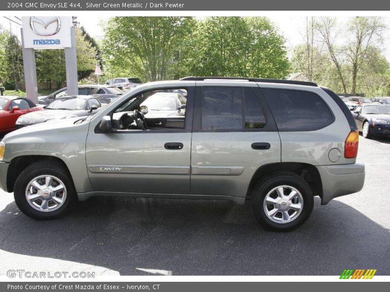 Silver Green Metallic / Dark Pewter 2004 GMC Envoy SLE 4x4