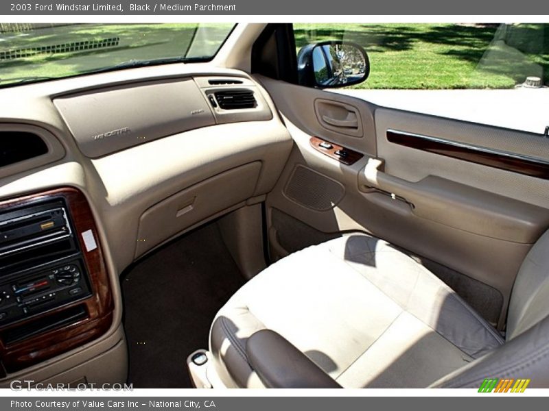 Black / Medium Parchment 2003 Ford Windstar Limited