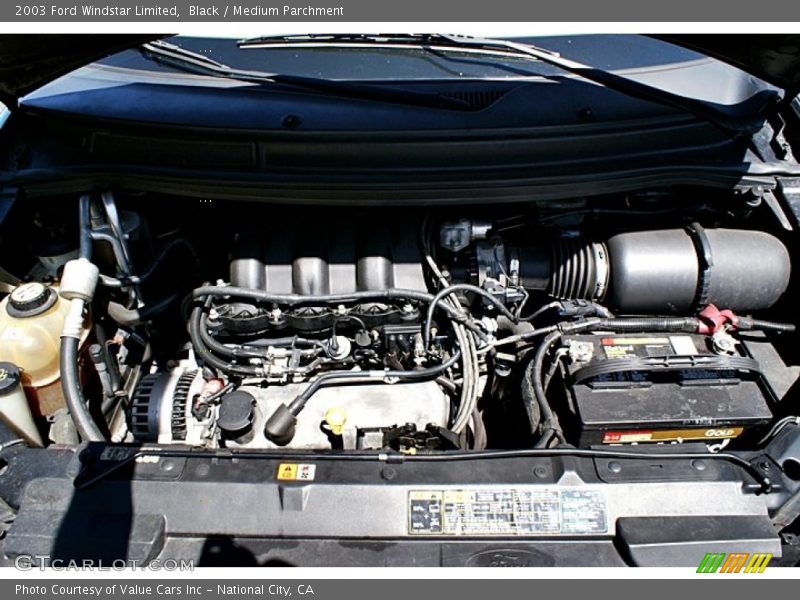 Black / Medium Parchment 2003 Ford Windstar Limited