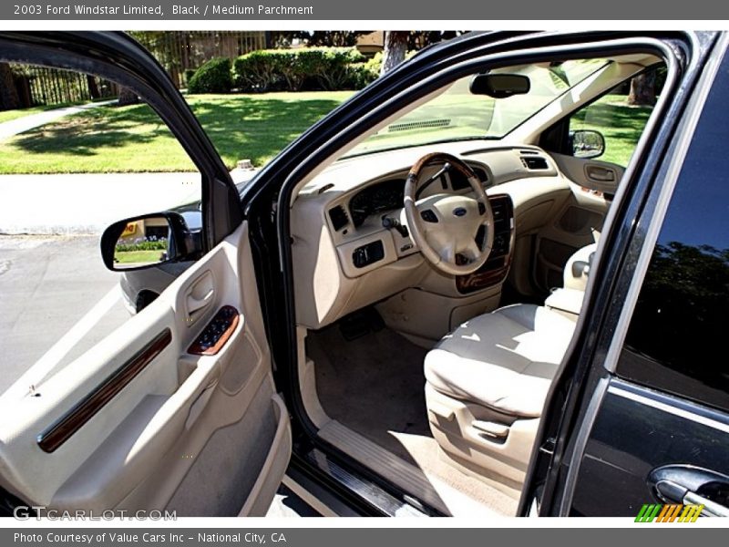 Black / Medium Parchment 2003 Ford Windstar Limited