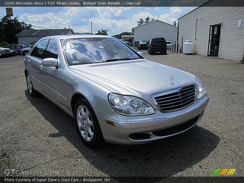 Brilliant Silver Metallic / Charcoal 2006 Mercedes-Benz S 500 4Matic Sedan
