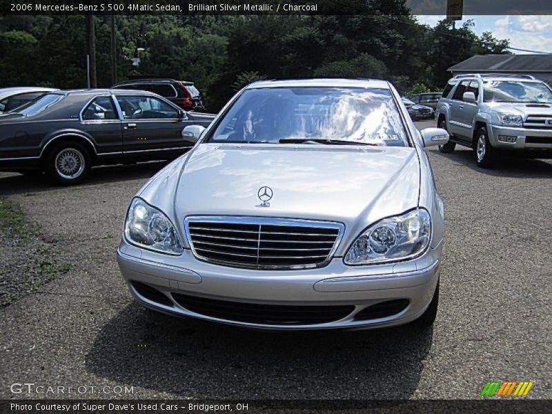 Brilliant Silver Metallic / Charcoal 2006 Mercedes-Benz S 500 4Matic Sedan