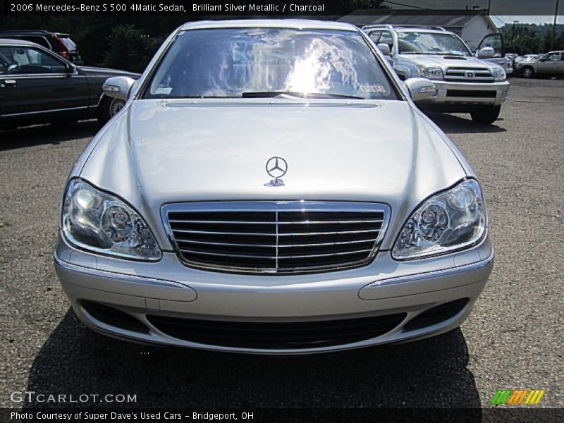 Brilliant Silver Metallic / Charcoal 2006 Mercedes-Benz S 500 4Matic Sedan