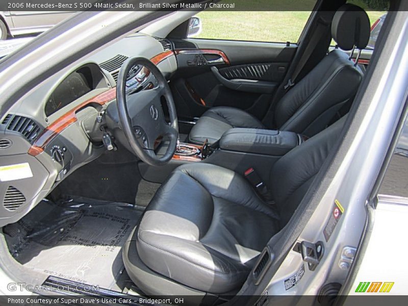 Brilliant Silver Metallic / Charcoal 2006 Mercedes-Benz S 500 4Matic Sedan