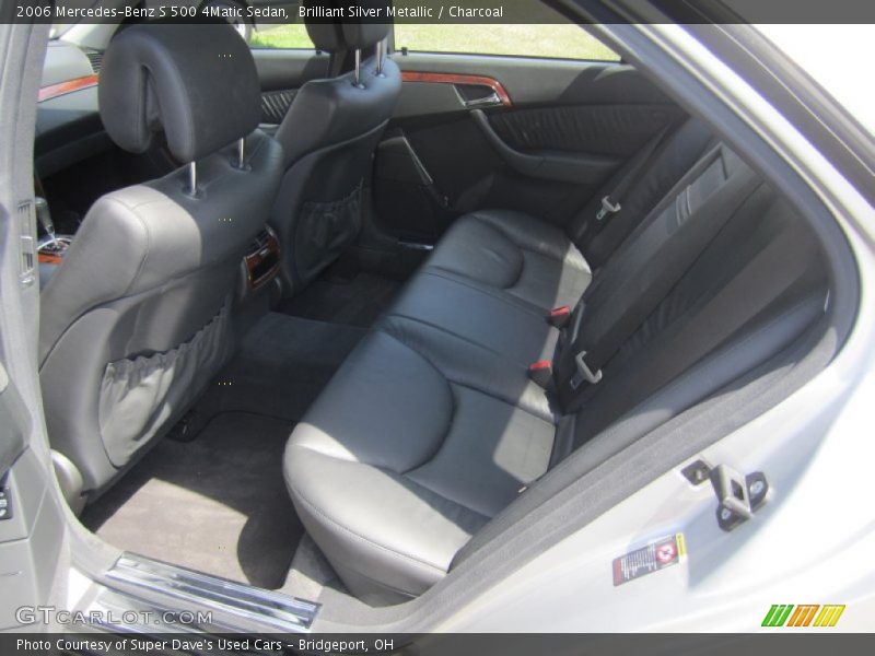 Brilliant Silver Metallic / Charcoal 2006 Mercedes-Benz S 500 4Matic Sedan