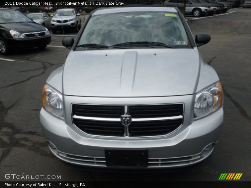 Bright Silver Metallic / Dark Slate Gray 2011 Dodge Caliber Heat