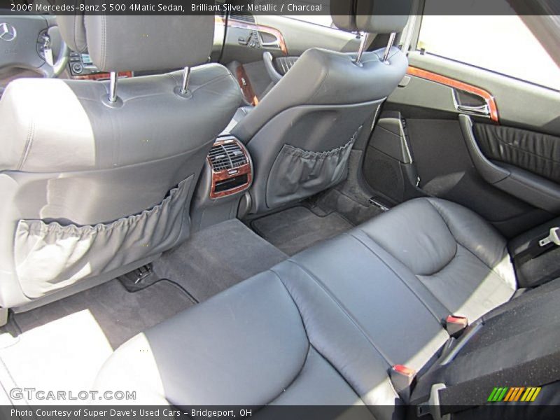 Brilliant Silver Metallic / Charcoal 2006 Mercedes-Benz S 500 4Matic Sedan
