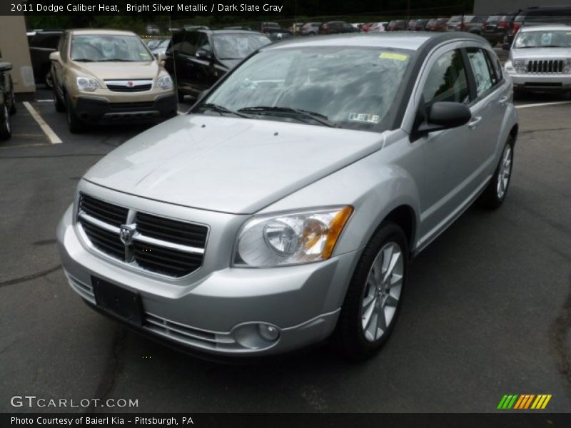 Bright Silver Metallic / Dark Slate Gray 2011 Dodge Caliber Heat