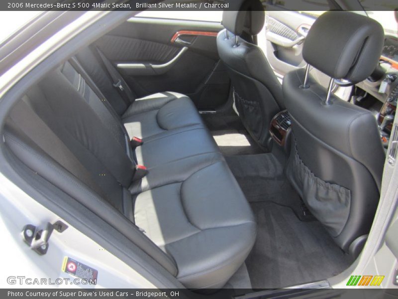 Brilliant Silver Metallic / Charcoal 2006 Mercedes-Benz S 500 4Matic Sedan