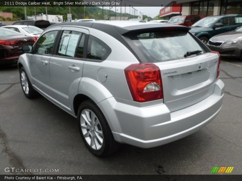 Bright Silver Metallic / Dark Slate Gray 2011 Dodge Caliber Heat
