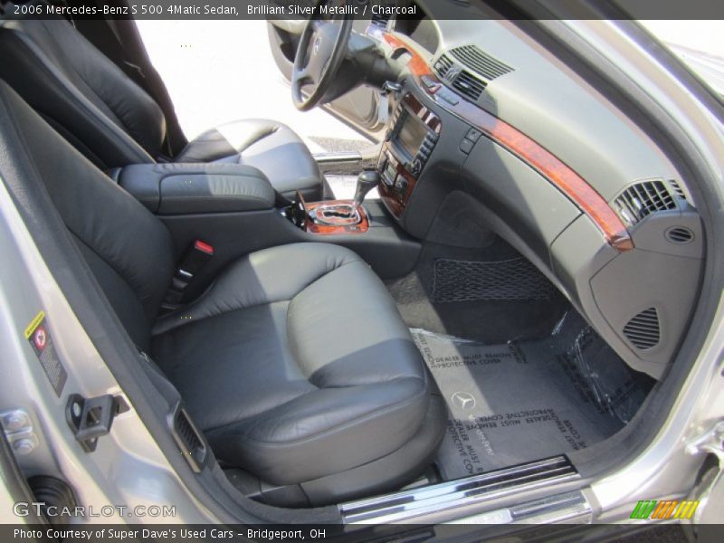 Brilliant Silver Metallic / Charcoal 2006 Mercedes-Benz S 500 4Matic Sedan