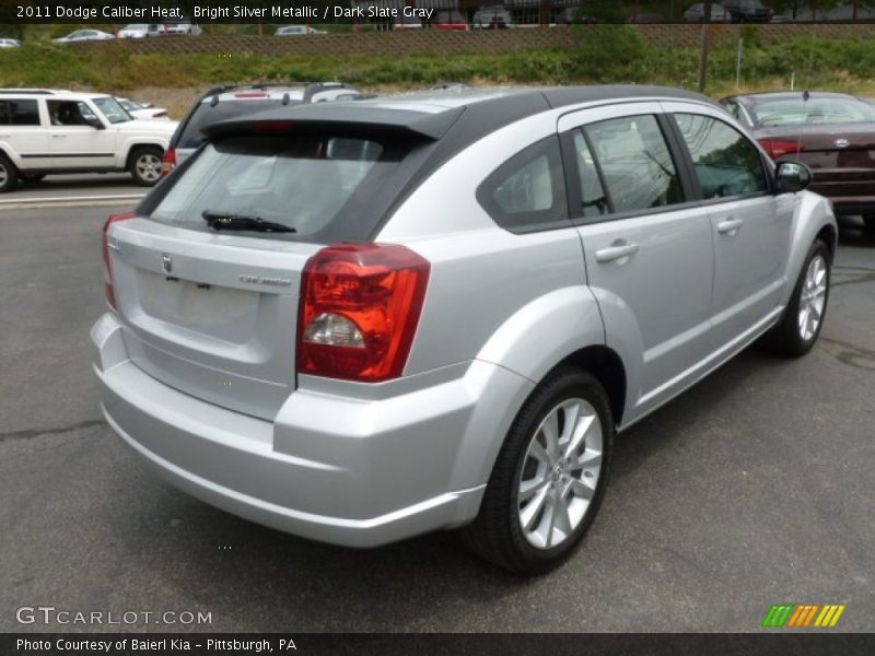 Bright Silver Metallic / Dark Slate Gray 2011 Dodge Caliber Heat