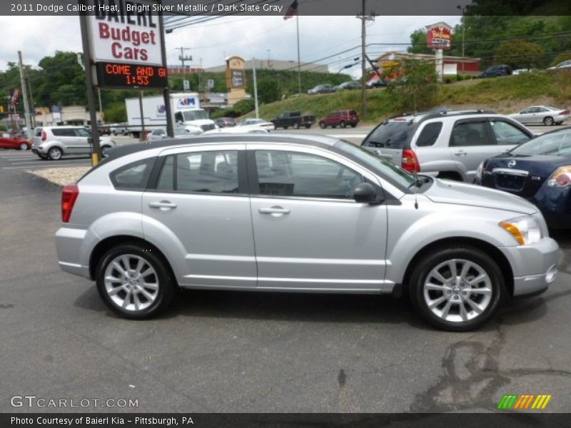 Bright Silver Metallic / Dark Slate Gray 2011 Dodge Caliber Heat