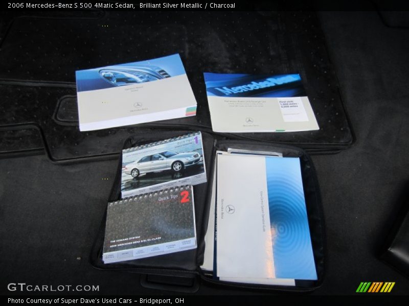 Brilliant Silver Metallic / Charcoal 2006 Mercedes-Benz S 500 4Matic Sedan