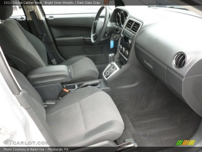Bright Silver Metallic / Dark Slate Gray 2011 Dodge Caliber Heat
