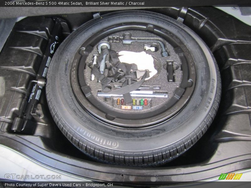 Brilliant Silver Metallic / Charcoal 2006 Mercedes-Benz S 500 4Matic Sedan