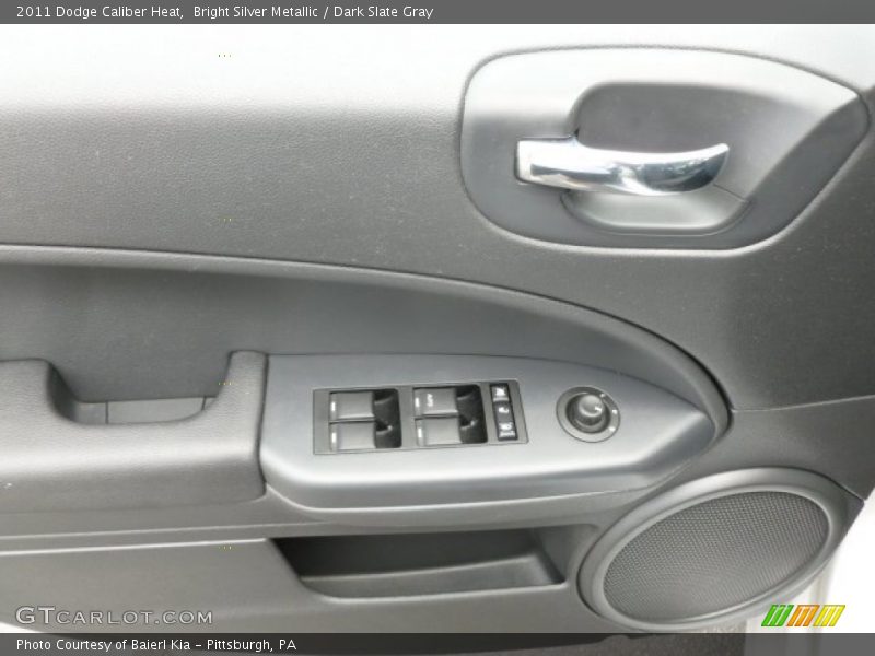 Bright Silver Metallic / Dark Slate Gray 2011 Dodge Caliber Heat