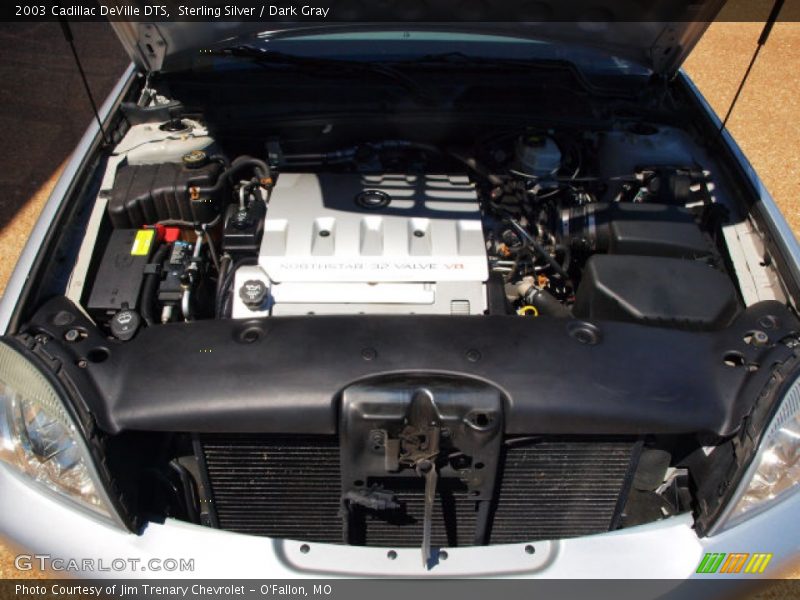 Sterling Silver / Dark Gray 2003 Cadillac DeVille DTS