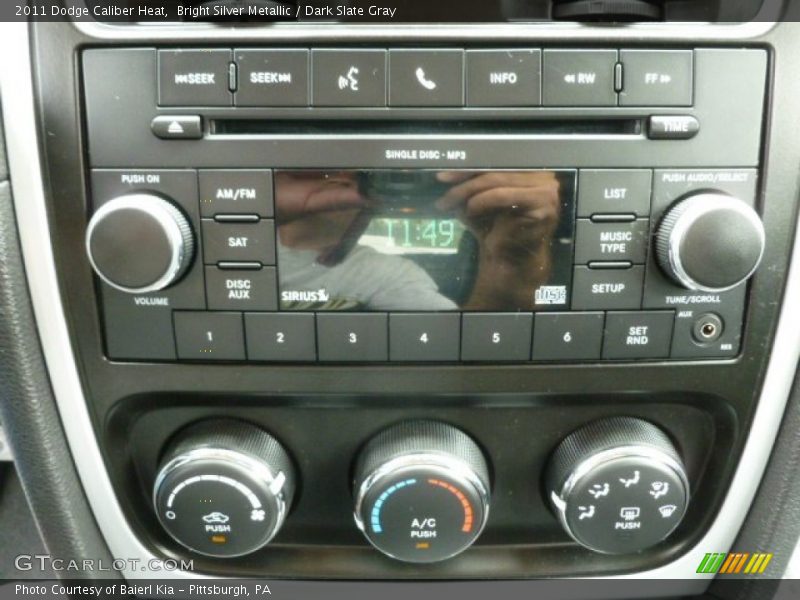 Bright Silver Metallic / Dark Slate Gray 2011 Dodge Caliber Heat