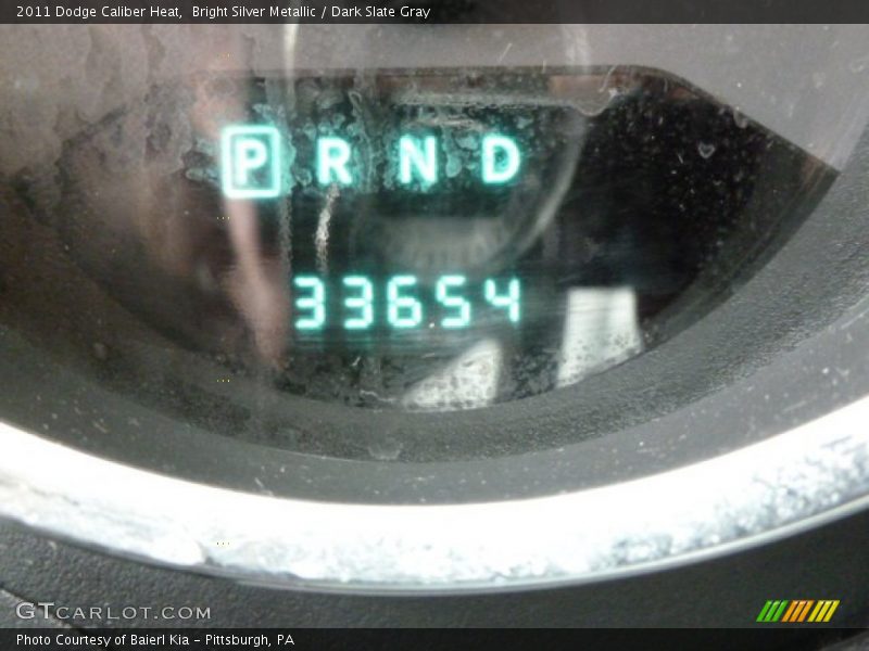 Bright Silver Metallic / Dark Slate Gray 2011 Dodge Caliber Heat