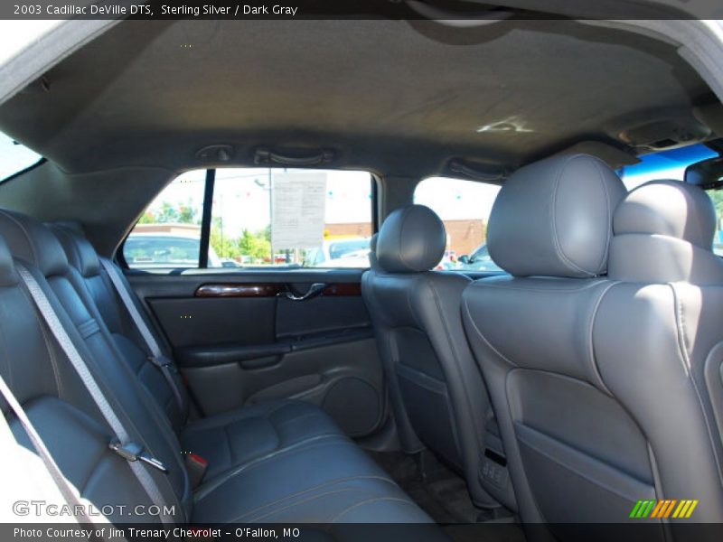 Sterling Silver / Dark Gray 2003 Cadillac DeVille DTS