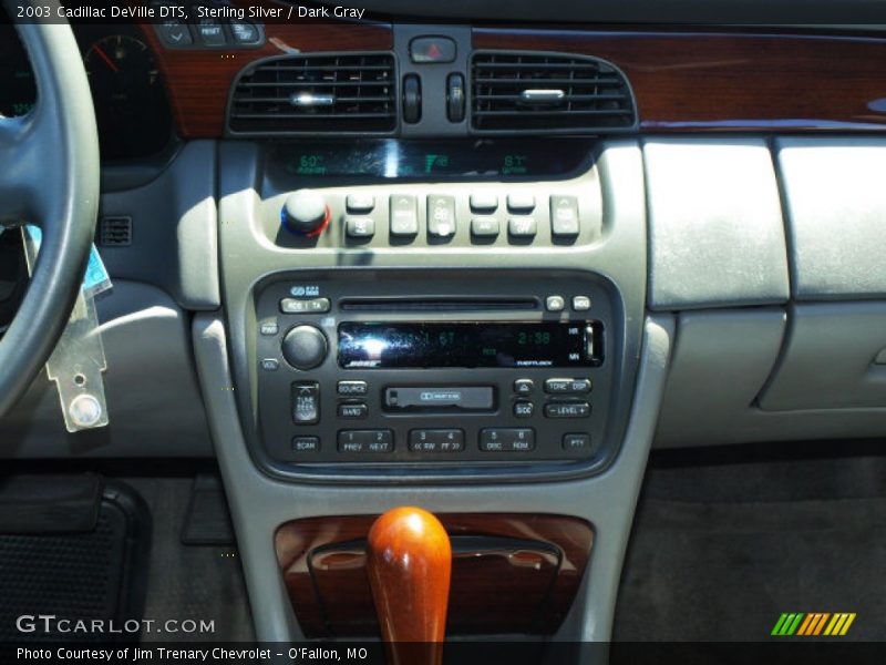 Sterling Silver / Dark Gray 2003 Cadillac DeVille DTS