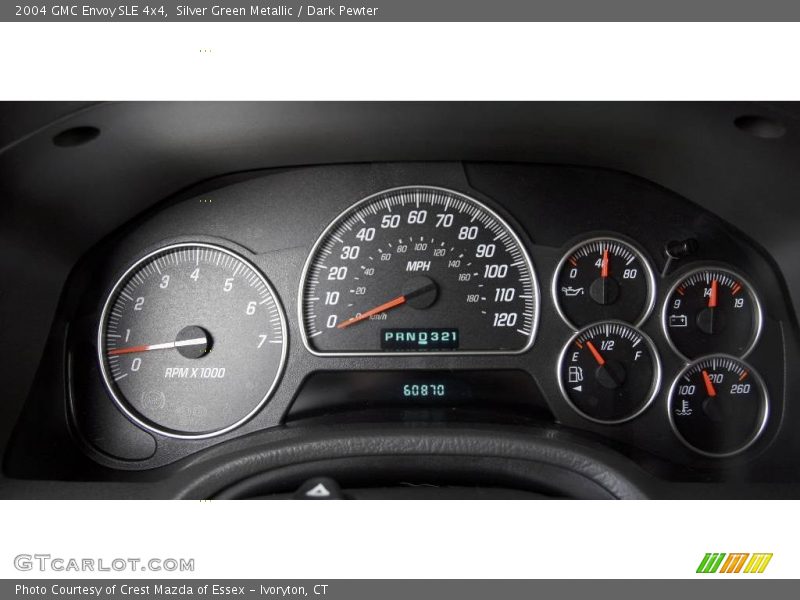 Silver Green Metallic / Dark Pewter 2004 GMC Envoy SLE 4x4