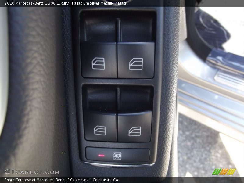 Palladium Silver Metallic / Black 2010 Mercedes-Benz C 300 Luxury