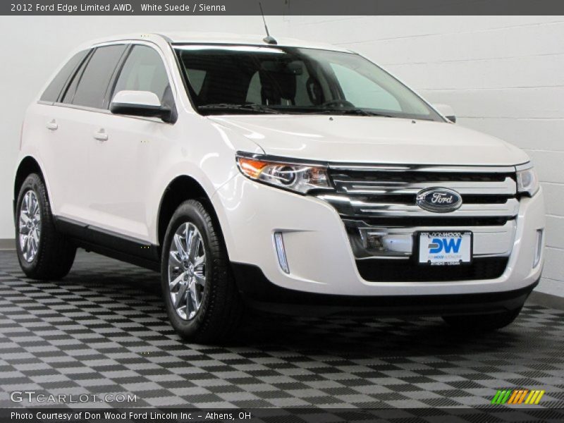 White Suede / Sienna 2012 Ford Edge Limited AWD