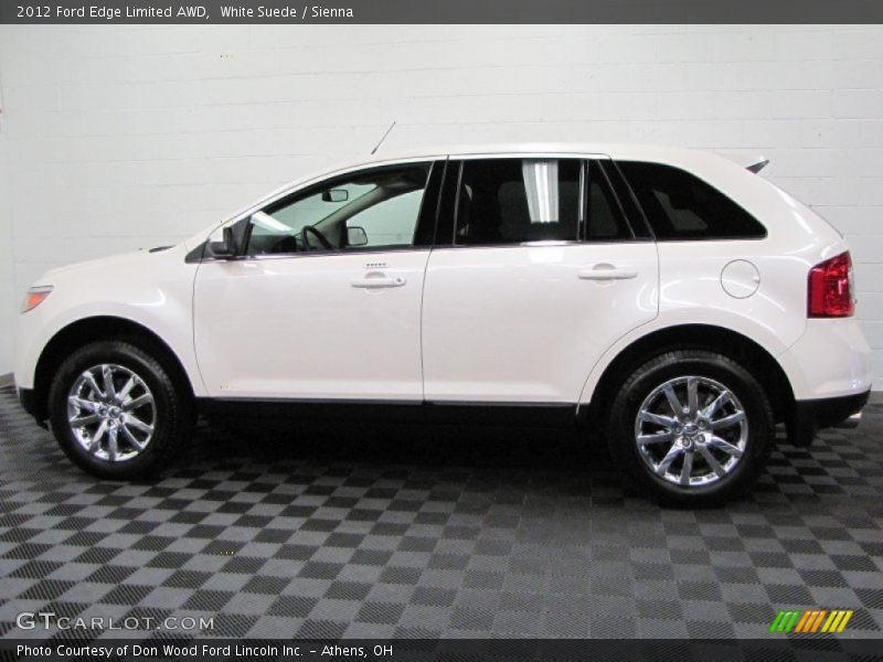 White Suede / Sienna 2012 Ford Edge Limited AWD