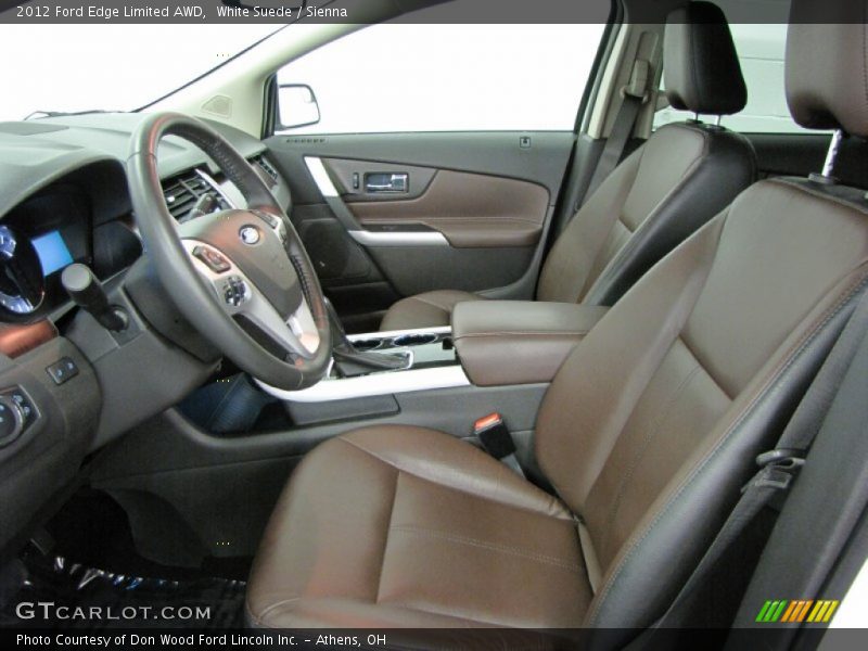 White Suede / Sienna 2012 Ford Edge Limited AWD