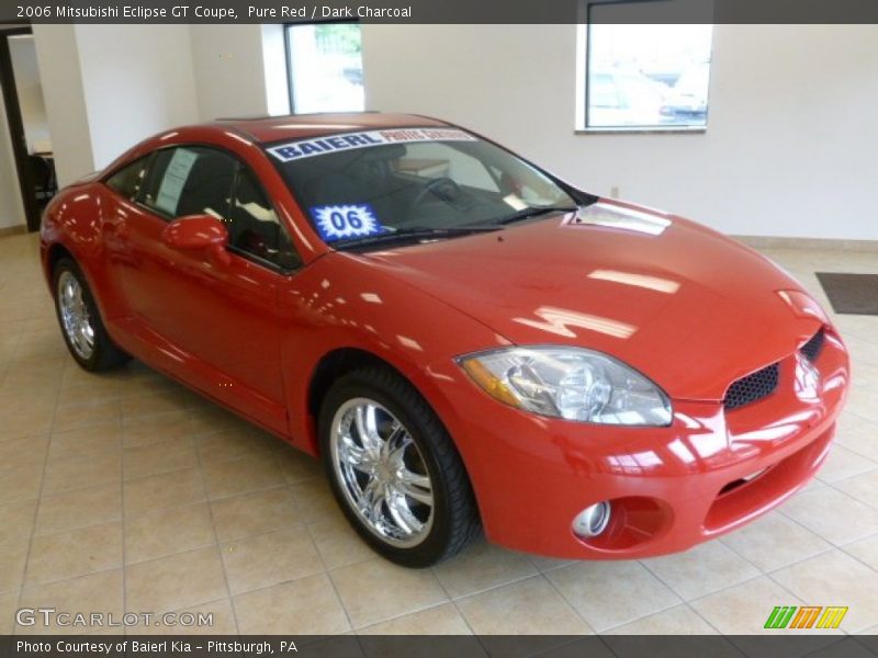 Pure Red / Dark Charcoal 2006 Mitsubishi Eclipse GT Coupe