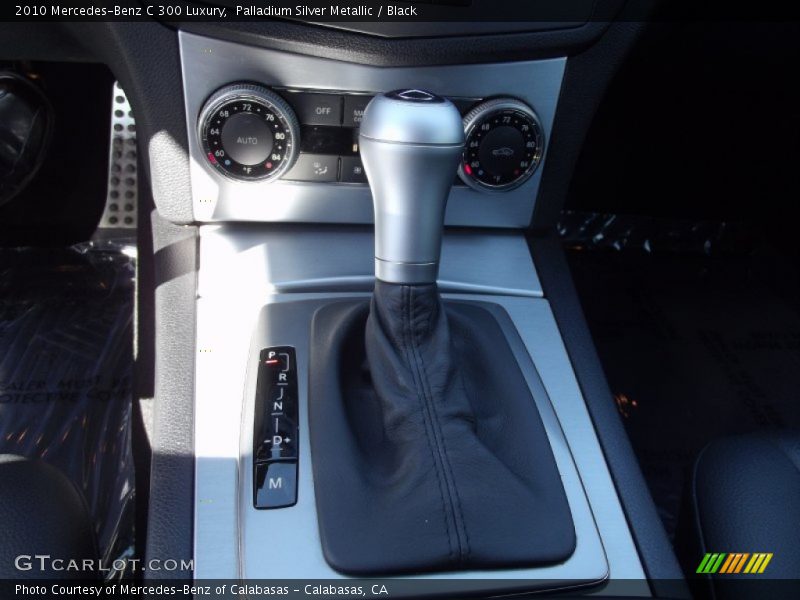 Palladium Silver Metallic / Black 2010 Mercedes-Benz C 300 Luxury