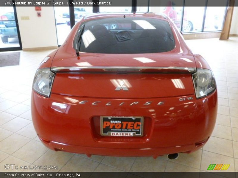 Pure Red / Dark Charcoal 2006 Mitsubishi Eclipse GT Coupe