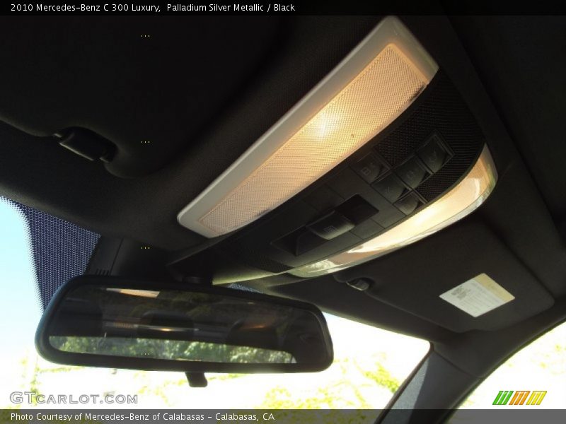 Palladium Silver Metallic / Black 2010 Mercedes-Benz C 300 Luxury