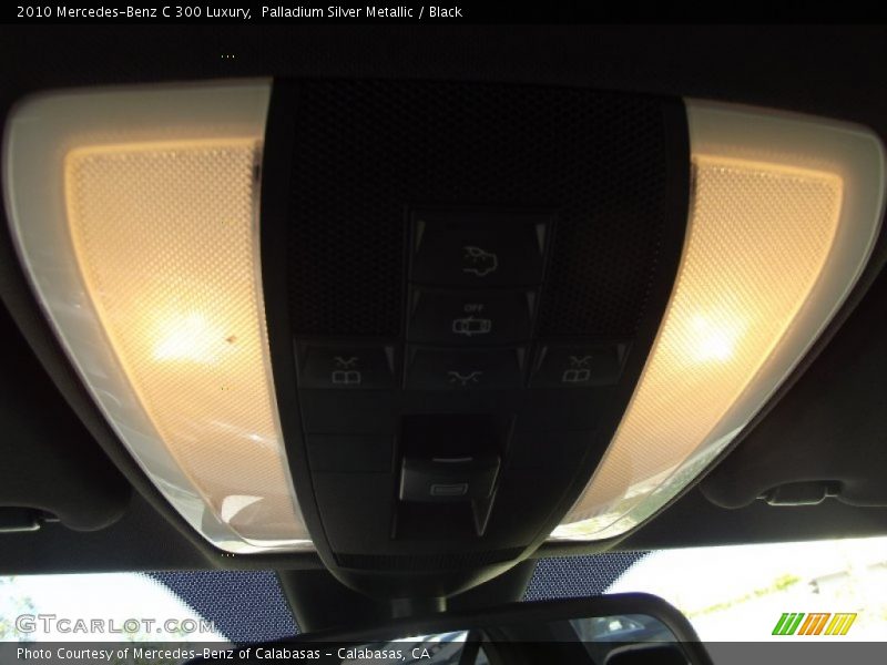 Palladium Silver Metallic / Black 2010 Mercedes-Benz C 300 Luxury