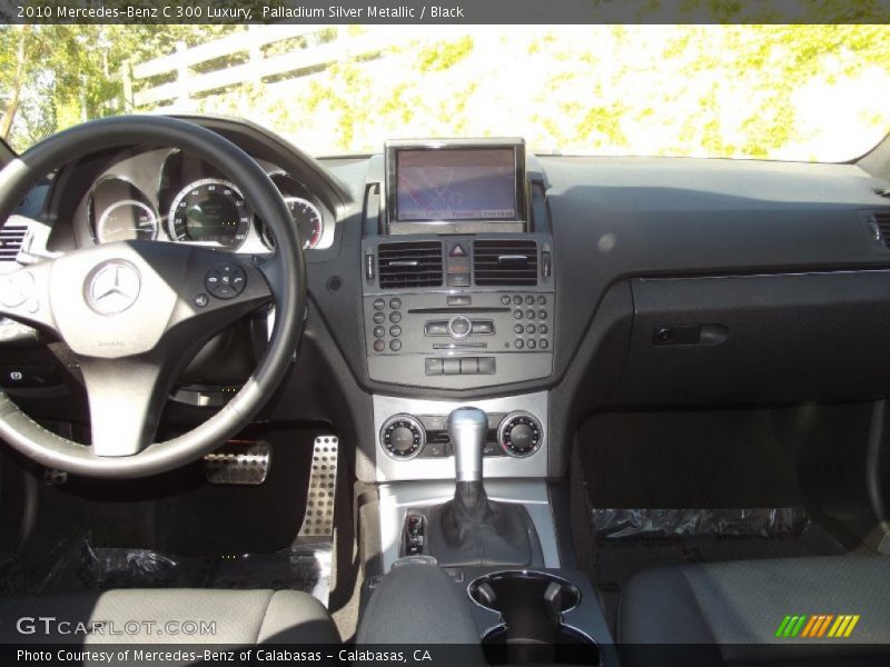 Palladium Silver Metallic / Black 2010 Mercedes-Benz C 300 Luxury