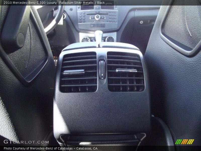 Palladium Silver Metallic / Black 2010 Mercedes-Benz C 300 Luxury