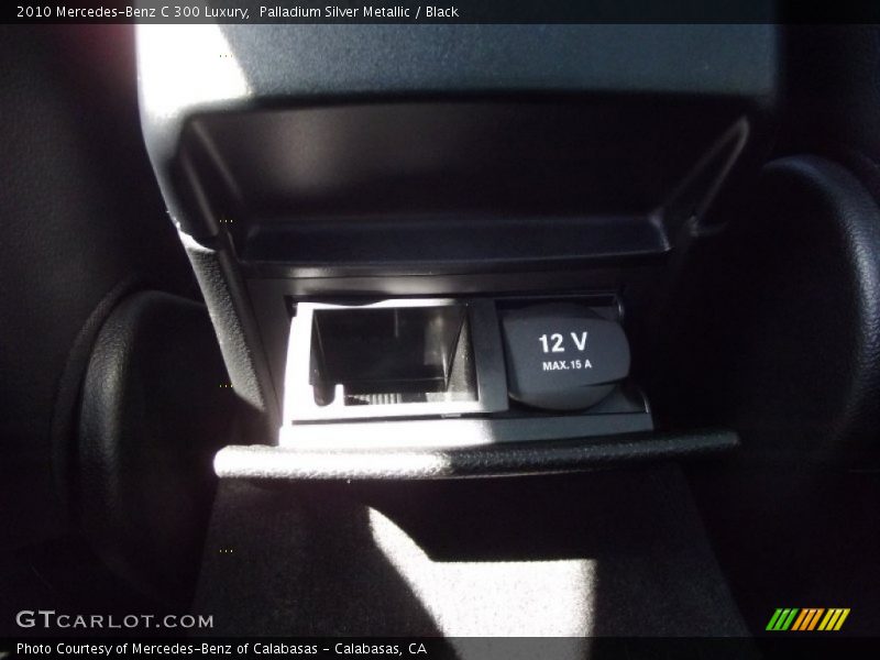 Palladium Silver Metallic / Black 2010 Mercedes-Benz C 300 Luxury