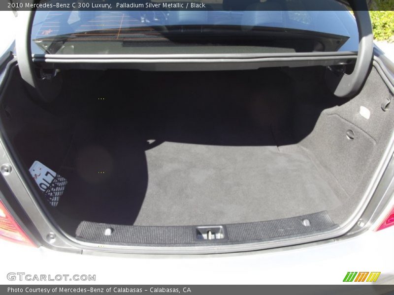 Palladium Silver Metallic / Black 2010 Mercedes-Benz C 300 Luxury