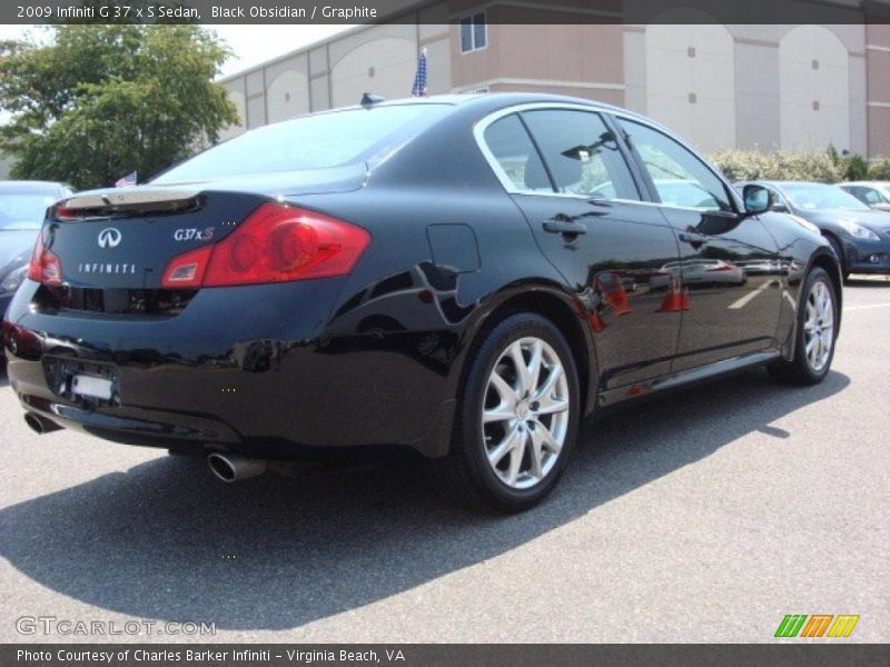 Black Obsidian / Graphite 2009 Infiniti G 37 x S Sedan
