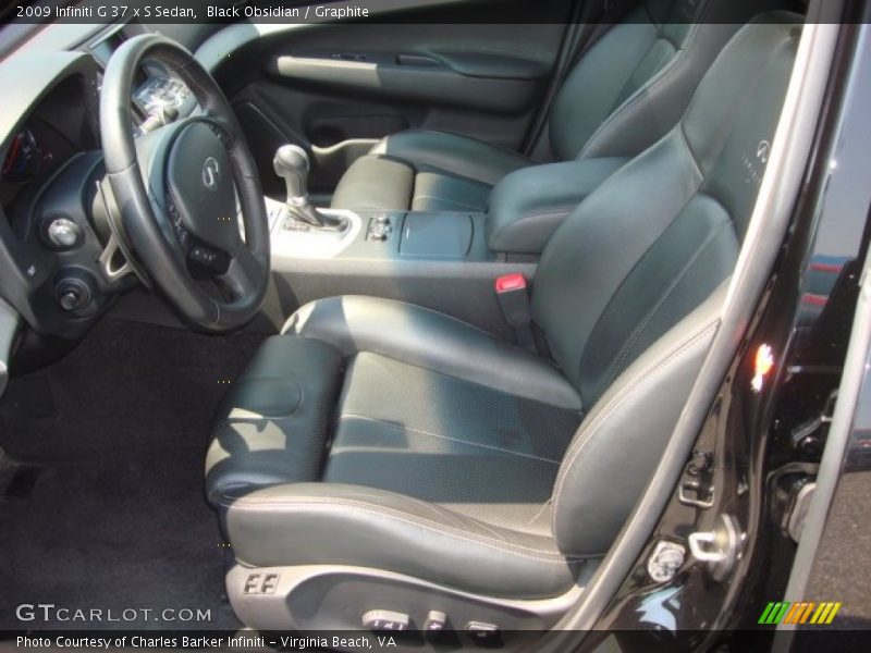 Black Obsidian / Graphite 2009 Infiniti G 37 x S Sedan