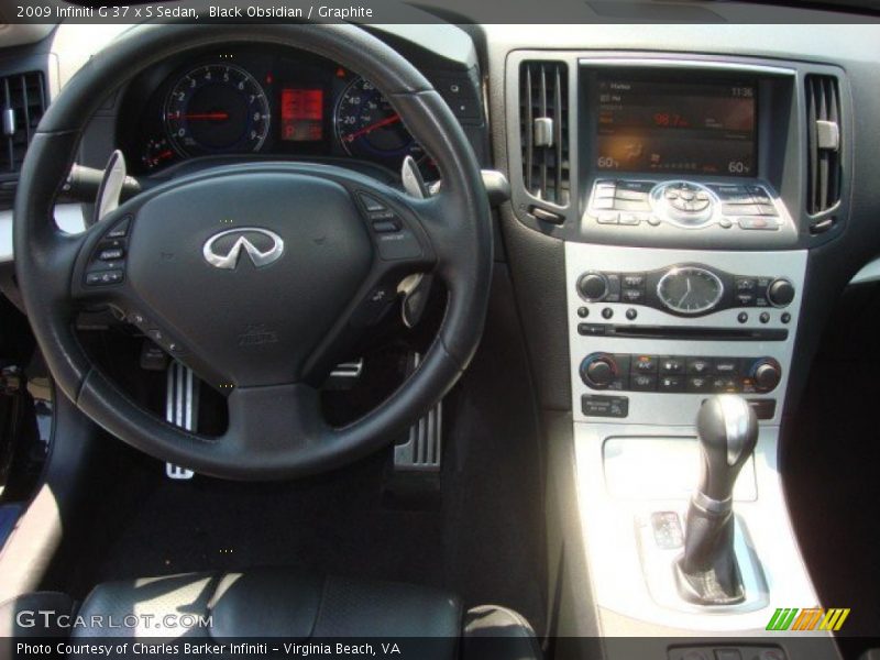 Black Obsidian / Graphite 2009 Infiniti G 37 x S Sedan