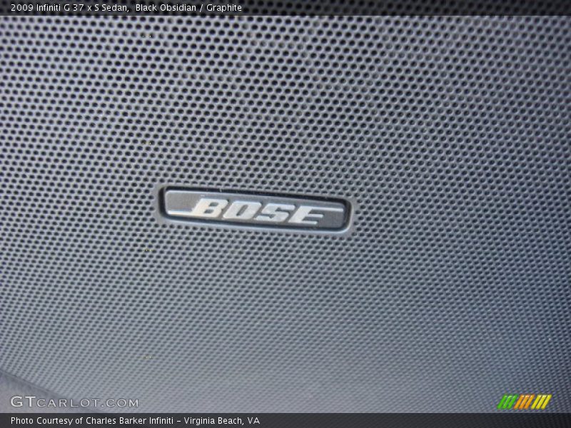 Black Obsidian / Graphite 2009 Infiniti G 37 x S Sedan