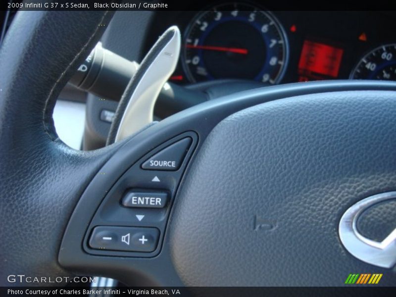Black Obsidian / Graphite 2009 Infiniti G 37 x S Sedan