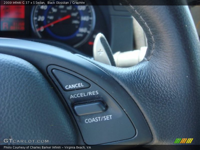 Black Obsidian / Graphite 2009 Infiniti G 37 x S Sedan