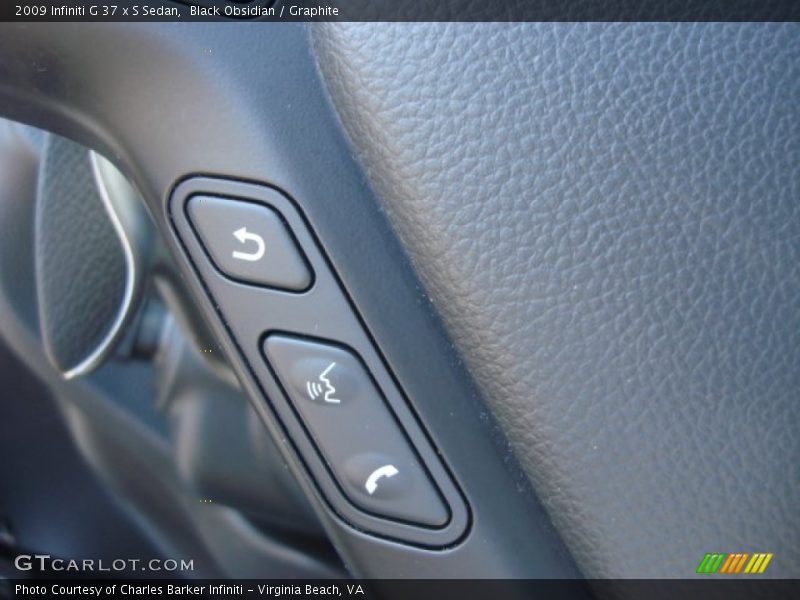 Black Obsidian / Graphite 2009 Infiniti G 37 x S Sedan