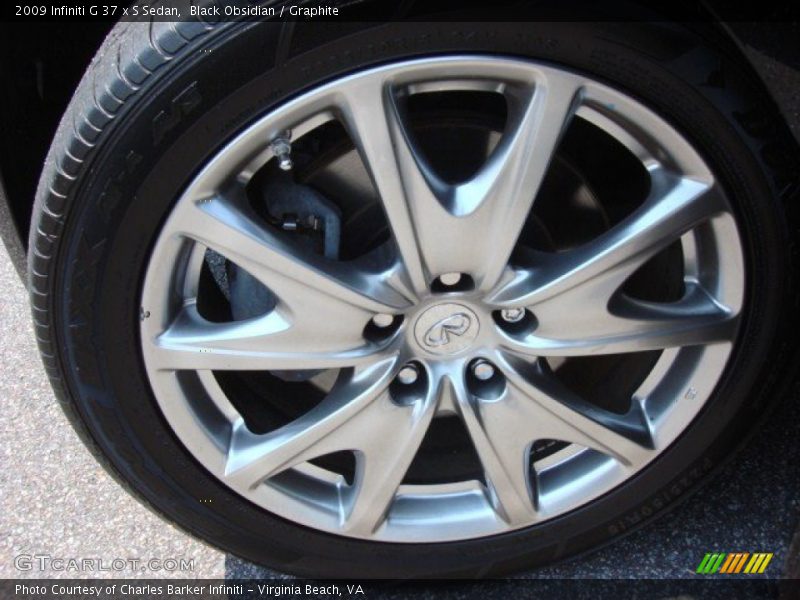 Black Obsidian / Graphite 2009 Infiniti G 37 x S Sedan